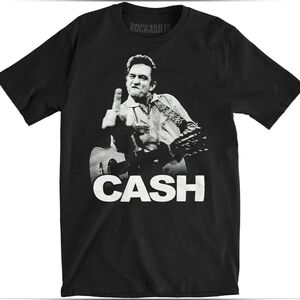 Johnny Cash Middle Finger T-shirt